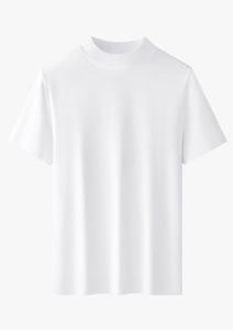 T-shirt tendance streetwear de haute qualité, coupe slim, col rond, manches courtes, personnalisable avec logo, fabrication sur mesure, vente en gros. - Product Image 2