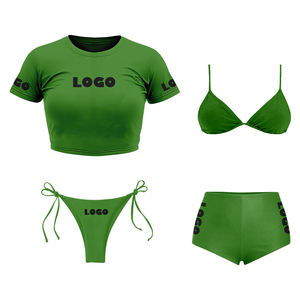 Conjunto de Bikini de Lujo para Mujer, Estilo de Diseñador Premium, Traje de Baño de Dos Piezas para Playa - Product Image 1