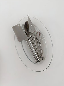 Ensemble de couverts miroir forgé à la main en acier inoxydable de qualité supérieure Ensemble de couverts à fromage uniques pour la cuisine et la maison - Product Image 2
