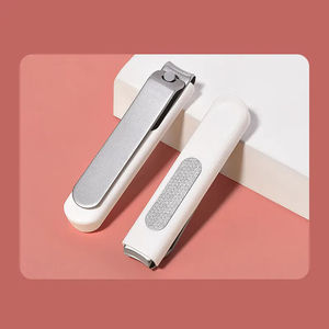 Coupe-ongles robuste en acier inoxydable à prix de gros, à ouverture large droite/courbe, pour la coupe des ongles épais des orteils et des doigts - Product Image 1