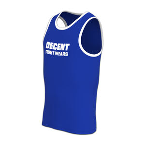 Débardeur de boxe personnalisable pour marques, équipes et labels privés, offrant une personnalisation facile et un support de production - Product Image 1