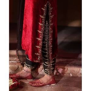 Haut et bas de soirée de créateur avec Dupatta Taille 2XL - Product Image 2