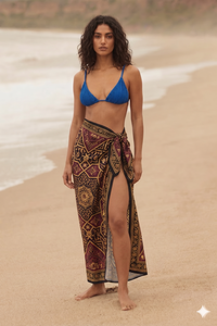 Pareo Hawaiano Personalizado, Sarong Polinesio, Envoltura de Playa Tropical, Prenda Ligera para Resort, Fabricante Textil OEM ODM - Product Image 6