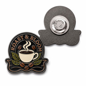 Pins de Solapa Magnéticos Personalizados de Esmalte Suave Chapados en Oro con Reverso Magnético |   Regalo de Recuerdo para el Personal del Hotel, Ropa Corporativa |   Auditiado por Sedex - Product Image 4