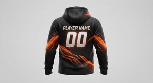 Full Print Sublimation Quarter Zip Pocket Hoodie Custom Athletic Hooded <b>Sweatshirt</b> for Football Basketball and <b>Gym</b> - Product Image 3