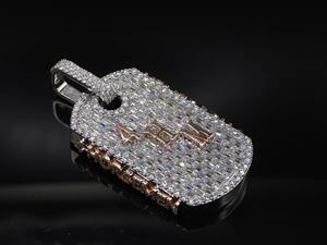 Colgante de Moissanita VVS Personalizado de Fábrica para Hombre, Joyería Iced, Collares con Colgante de Diamantes VVS, Colgante de Letra Hip Hop - Product Image 5