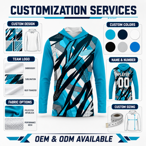 Service OEM personnalisé – Sweat à capuche unisexe léger, respirant, séchage rapide, écologique, chaud, sublimé, à manches longues pour l'entraînement sportif - Product Image 3