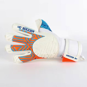 ถุงมือผู้รักษาประตูฟุตบอล Econex Sports แบบเต็มนิ้ว สีเขียวนีออนน้ำเงิน พิมพ์ลายซิลค์สกรีน ระบายอากาศได้ดี กันลื่น ปิดด้วยเชือกผูก - Product Image 5