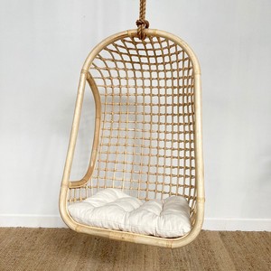 Rattan moon <b>hanging</b> chairs cheapest price bird nest swing chair functional <b>seat</b> for outdoor space - Product Image 2