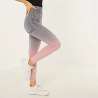 Ensemble de 5 leggings de sport sans couture pour femmes grandes tailles, taille élastique, effet push-up, pour la gym et le fitness