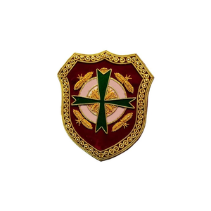 Badges brodés en fil de soie de luxe sur mesure de haute qualité, écologiques, lavables, faits à la main, sans nickel, durables 2026 - Product Image 1