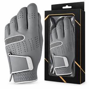 Guantes de Golf con Logotipo Personalizado, Embalaje Personalizado Gratuito, Ropa Deportiva, Guantes de Golf para Hombre de Cuero Cabretta Antideslizantes - Product Image 1