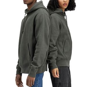 Sudaderas con Capucha de Alta Calidad 100% Algodón para Hombre, Talla Grande, Casuales, con Logotipo Personalizado, OEM - Product Image 2