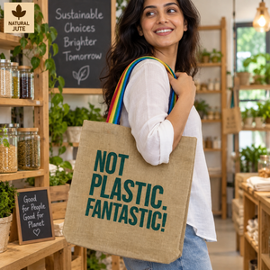 Wholesale Jute Promotional <b>Tote</b> <b>Bag</b> for Retail Promotions Events Giveaways Custom Branding Wholesale OEM ODM Manufacturer - Product Image 3