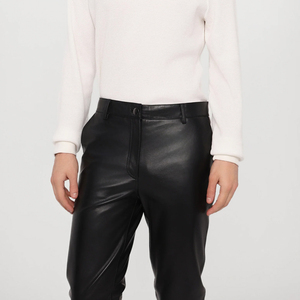 Pantalon en polyester pour homme, coupe slim décontractée, droit, imperméable, écologique, streetwear, construction durable - Product Image 5