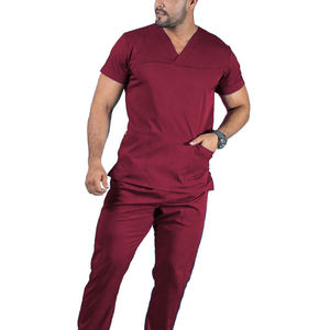 Conjunto de Uniformes Médicos Personalizados de Alta Calidad para Hombre, en Oferta, Antiarrugas, Tela Suave, Uniforme de Enfermero para Hombre con MOQ Bajo - Product Image 3