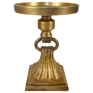 Outil de service de gâteau en laiton en métal Base en aluminium en métal Support de gâteau en marbre Forme ronde Fabricant de haute qualité - Product Image 6