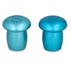 Juego de salero y pimentero metálicos multicolor, sencillos, para uso en la cocina, para mantener las especias básicas a mano mientras cocina y sirve. - Product Image 4