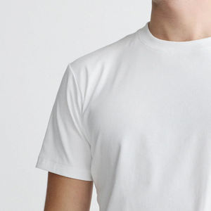 T-shirt uni pour homme Crew Nect For Comfort avec logo et design personnalisables / Prix avantageux pour les commandes en gros, manches courtes - Product Image 3