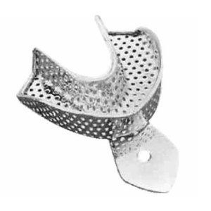 Bandeja de Impresión Dental de Calidad Premium con Borde L2 Perforado, Tamaño Inferior L, de Acero Inoxidable, Reutilizable y Autoclavable, para Ortodoncia - Product Image 6