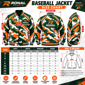 Custom Baseball Varsity <b>Jacket</b> With Embroidered Team Logo Front Back Wool Leather Sleeves Wholesale OEM Streetwear Unisex Fit XL - Product Image 6