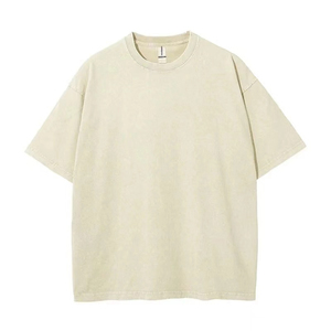 เสื้อยืดโอเวอร์ไซส์ ยูนิเซ็กซ์ พิมพ์ลาย ผ้าฝ้าย แขนสั้น คอกลม สไตล์ลำลอง ดีไซน์เรียบง่าย โลโก้ด้านหน้า เป็นมิตรกับสิ่งแวดล้อม สปอร์ต - Product Image 1