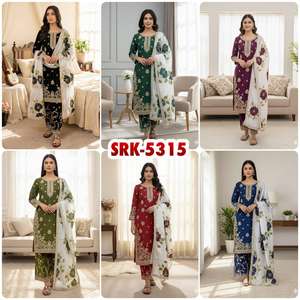 Traje Salwar Moderno y Elegante con Bordado Detallado, Ropa Étnica Tradicional con Diseño Premium para Fiestas - Product Image 5