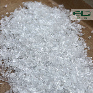 Copos de PET Reciclado Directo de Fábrica, Botellas de PET Post-Consumo, Residuos Plásticos Crudos Transparentes, Grado de Moldeo por Soplado, Alta Calidad - Product Image 1