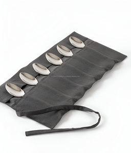 Couverts élégants en métal (ensemble de 5) pour la partie de dîner de restaurant d'hôtel - Product Image 6