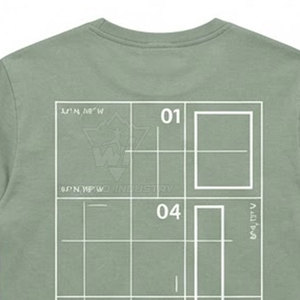 Camiseta de Algodón de Alta Calidad con Serigrafía Personalizada, Fabricante de Ropa con Marca Propia, Camiseta con Logotipo Personalizado - Product Image 3