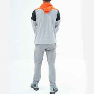 Premium Windbreaker Tracksuit Men Nylon Waterproof Hooded <b>Jacket</b> Pants 2 Piece Set Custom Embroidery Logo Wholesale - Product Image 5