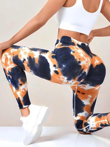 Best Selling Women's XL High Waist Yoga Pants Trending Gym Wear Pockets Seamless High-Waist <b>Leggings</b> including Plus Sizes Solid - Product Image 5