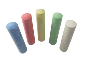Taille Jumbo craie sans poussière sans poussière gypse carbonate de calcium forme ronde craie de trottoir colorée pour l'écriture - Product Image 3