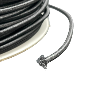 Cordones Trenzados Negros de 3mm, 100% Poliéster, con Puntas de Plástico, Longitud Personalizada, Ecológicos, de Alta Tenacidad, para Ropa, Sudaderas y Zapatos - Product Image 2