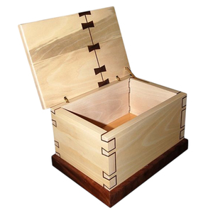 Caja de madera premium, caja organizadora de madera maciza hecha a mano, caja de almacenamiento de madera con logotipo personalizado, embalaje de regalo a un precio excelente. - Product Image 2