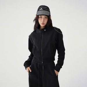Ropa Deportiva para Mujer, Primavera y Otoño, Tejido de Algodón, Cierre de Cremallera, Cortavientos, Transpirable, Diseño Casual y Moderno, Trajes para Mujer - Product Image 2