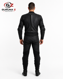 ชุดขับขี่มอเตอร์ไซค์หนังแท้ GURUNA Z สำหรับผู้ชาย น้ำหนัก 220 กรัม ระบายอากาศได้ดี พร้อมชุดเกราะป้องกัน แจ็คเก็ตและกางเกงสำหรับแข่งรถ ชุดสองชิ้น อุปกรณ์สำหรับนักขี่มอเตอร์ไซค์ - Product Image 2