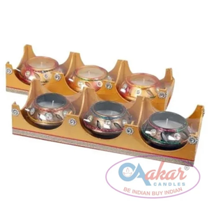 Aakar TC 107 kunj ดินเผาตกแต่งลึกสำหรับเทศกาลและศาสนา - Product Image 1