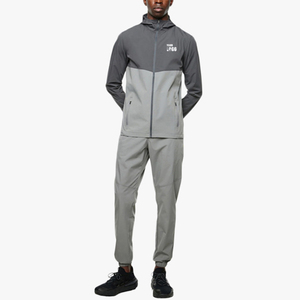Windbreaker Tracksuits Set For Men Custom Winter Windbreaker Nylon Tracksuits Solid Pattern Hooded Jacket <b>Waterproof</b> <b>Trousers</b> - Product Image 1
