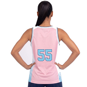 Camiseta de Lacrosse para Mujer, Transpirable, Sublimada, Ligera, sin Mangas - Product Image 2