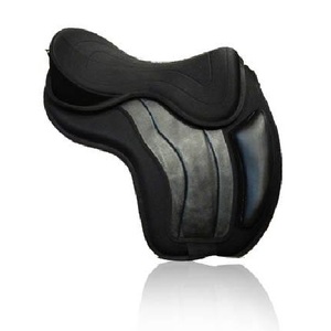 Horse <b>Saddle</b> with Stirrup and Girth Synthetic Freemax <b>Saddle</b> <b>Treeless</b> HORSE RACING <b>SADDLE</b> - Product Image 1