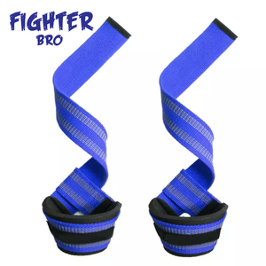Soporte de Muñeca de Nailon Azul Fighter Bro para Gimnasio, Entrenamiento Físico, Cómodo y de Uso Universal - Product Image 1