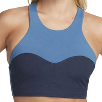 Soutien-gorge de sport léger et respirant pour femme, à maintien élevé, avec logo frontal, design unique, séchage rapide, pour yoga et gym, vente en gros