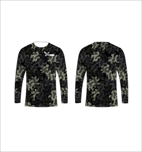 Ferocious Men s <b>Long</b> Sleeve Camouflage <b>T</b> <b>Shirt</b> O Neck Quick Dry Regular Fit Casual Sport Top Printed Design Wholesale OEM Custom - Product Image 1