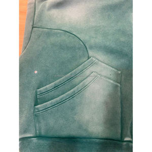 Pull à capuche vintage personnalisé de haute qualité, bas côtelé, poches de rue 100% coton, sweats à capuche lavés à l'acide, vente en gros sur mesure - Product Image 2