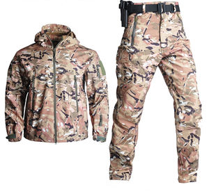 Ensemble veste et pantalon de travail haute visibilité pour homme, gris, imprimé floral, polyester, imperméable, respirant, certifié CE, pour extérieur - Product Image 6
