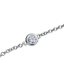 Collar con incrustaciones de diamantes redondos cultivados en laboratorio de 2.25 quilates en oro amarillo, oro rosa de 9K y 18K y platino - Product Image 3