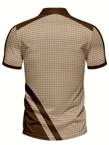 Camiseta Polo de Manga Corta para Hombre, Nueva Colección Verano 2026, con Estampado de Puntos 3D, Estilo Casual Urbano - Product Image 1