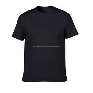 T-shirt personnalisé lourd, t-shirts grande taille, t-shirts pour hommes, 100% coton, uni, col montant, t-shirt surdimensionné pour hommes - Product Image 6