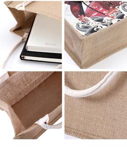 Bolsa de Compras Ecológica de Yute con Interior Laminado para Protección - Product Image 5